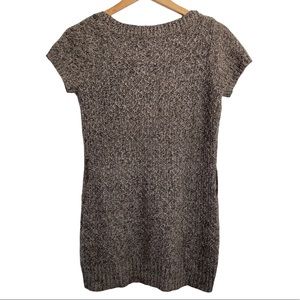 ⭐️Short sleeve brown tunic sweater